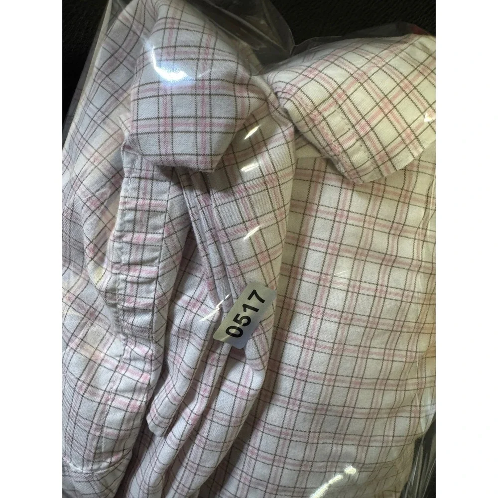 Lacoste Plaid Button Down Shirt Long‎ Sleeve Collared Casual Top Size M